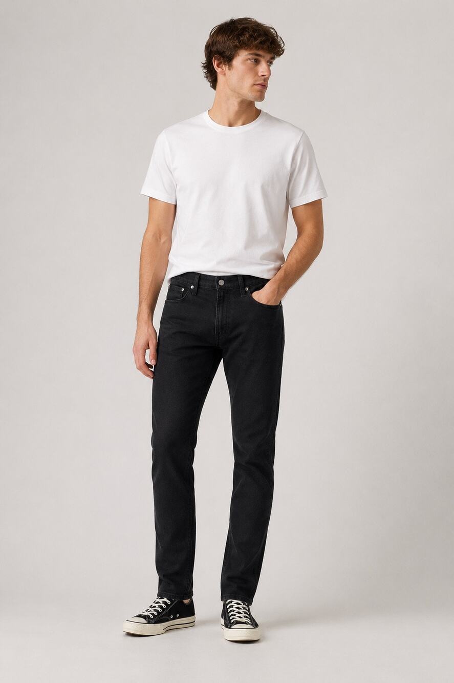 Levi’s 511 Slim Fit Black Stretch Jeans Men’s W32 L30 Dark Wash Denim